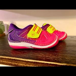 GUC Stride Rite Srt Sm medley infant girls shoes sz 3